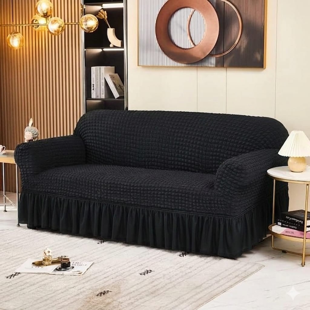 Persian Sofa Cover - Black