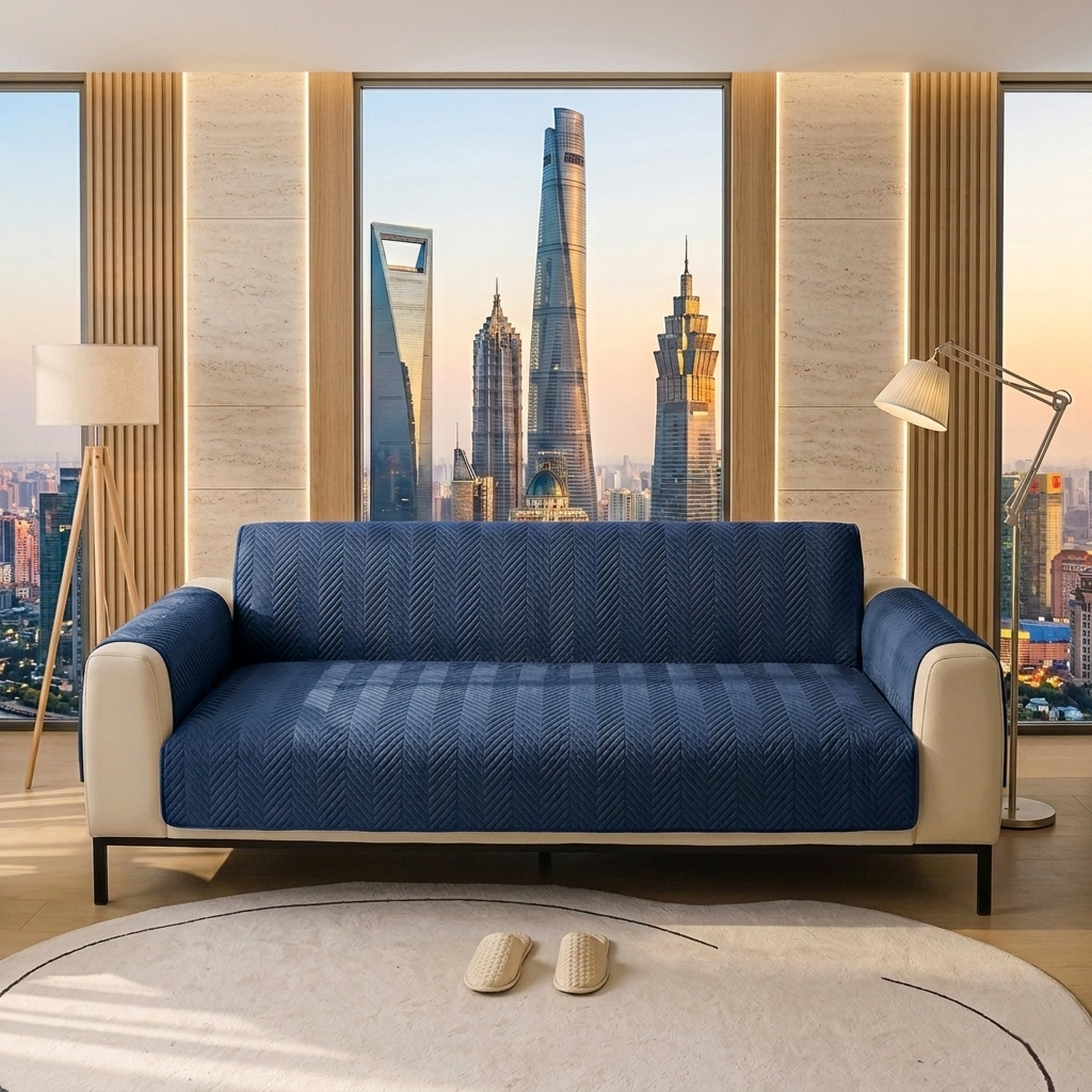 NEW MAT ULTRASONIC SUPER SOFT SOFA COVER (ZINK)