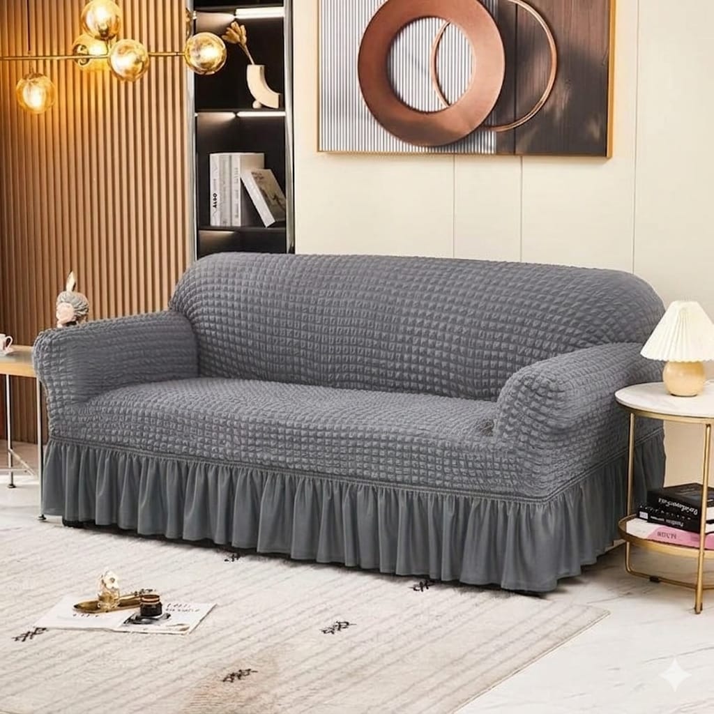 Persian Sofa Cover - Grey