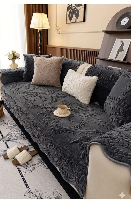 Couch Cover/Sofa Covers, Anti Slip Sofa Slipcover (Charcol)