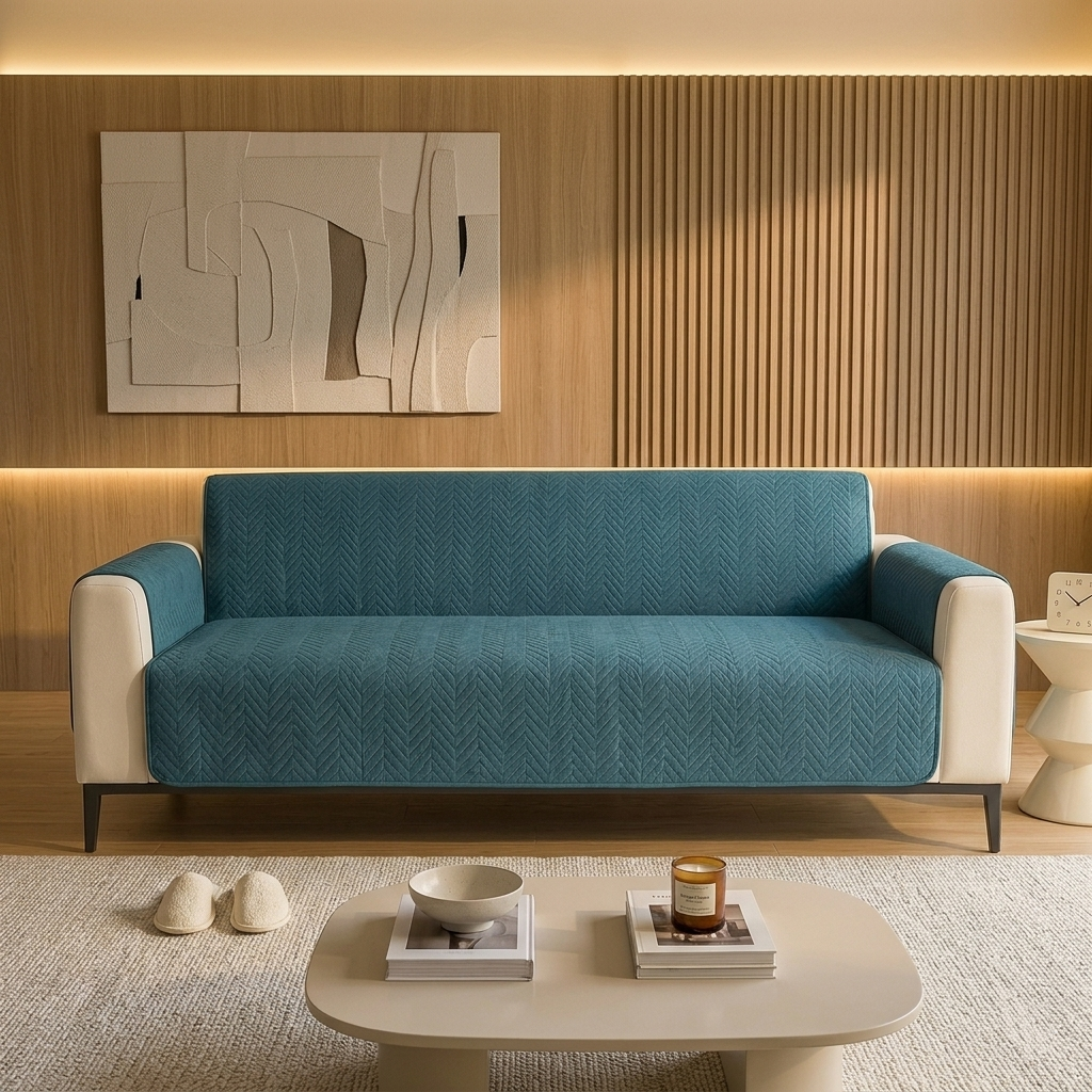 NEW MAT ULTRASONIC SUPER SOFT SOFA COVER (ZINK)